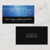 Architect, Builder, algemene contractant Visitekaartje (Voorkant / Achterkant)