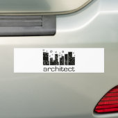 Architect Buildings Cool design! Bumpersticker (Op auto)