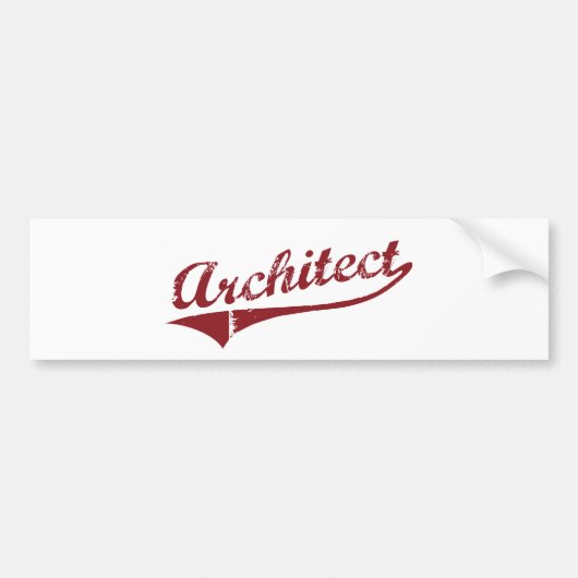 Architect Bumpersticker (Voorkant)