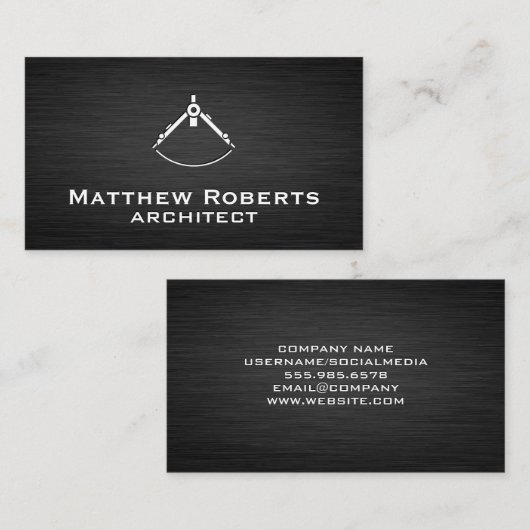 Architect Compass Tools Visitekaartje (Voorkant / Achterkant)
