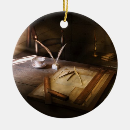 Architect - De redactietabel Keramisch Ornament (Voorkant)