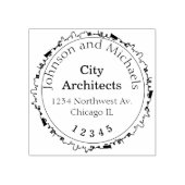Architect en Stadsbouwer/Constructeur Rubberstempel (Afrduk)