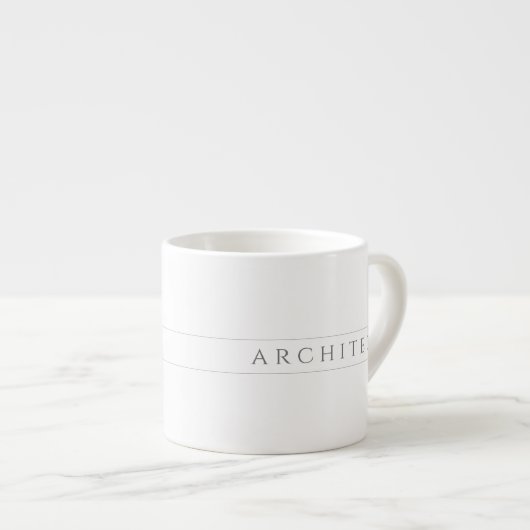 ARCHITECT Espresso Cup / Grijs Espresso Kop (Voorkant rechts)
