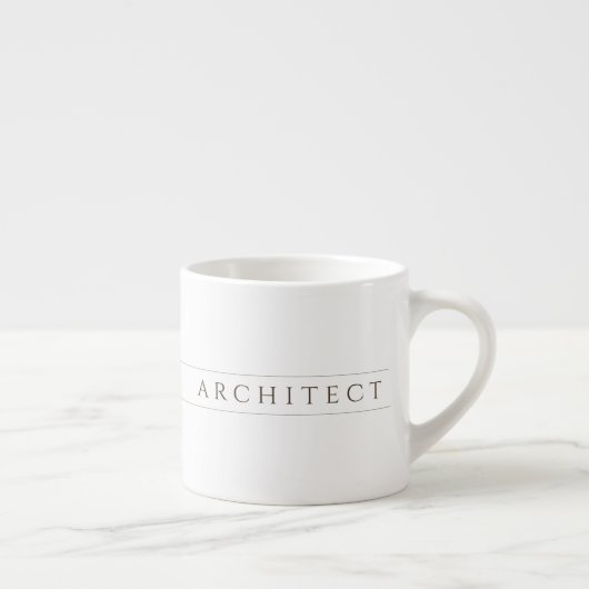ARCHITECT Espresso Cup / Sepia Kop (Rechts)