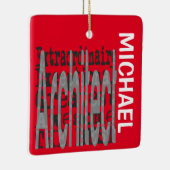 Architect Extraordinaire CUSTOM Keramisch Ornament (Rechts)