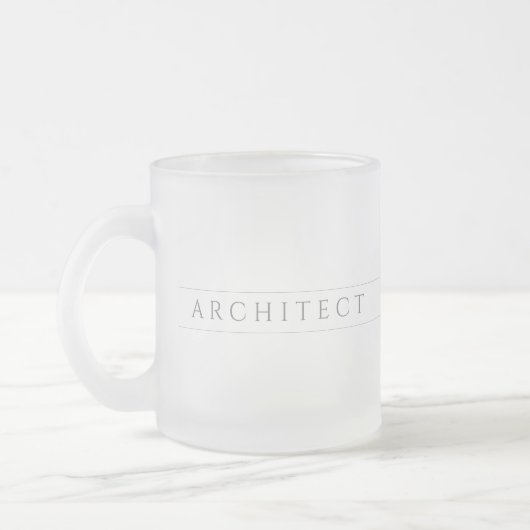 ARCHITECT Frosted Glass Mok / Grijs (Links)