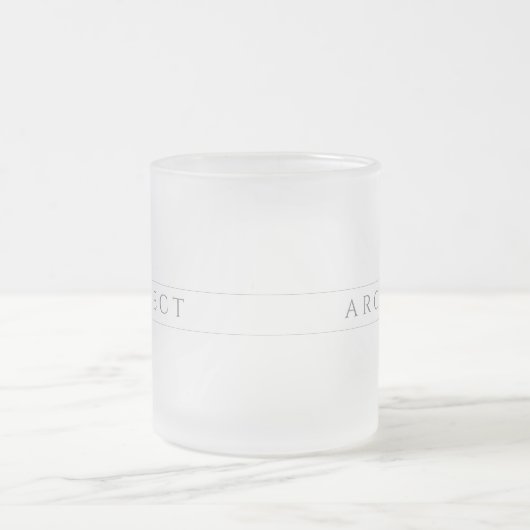 ARCHITECT Frosted Glass Mok / Grijs (Center)