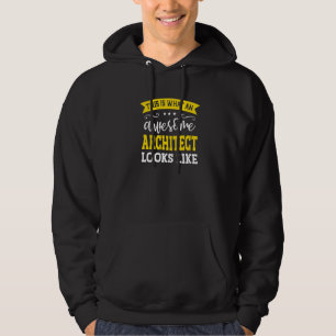 Architect Functie Titel Werknemer Grappige Werker  Hoodie