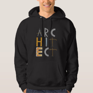 Architect geeft studenten architectuur hoodie