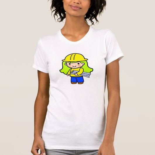 Architect Girl 2 T-shirt (Voorkant)