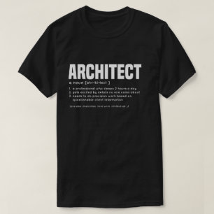 ARCHITECT grappige definitie T-shirt