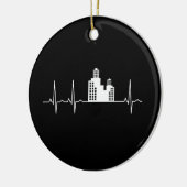 Architect Heartbeat Houses Architect Gift Keramisch Ornament (Links)