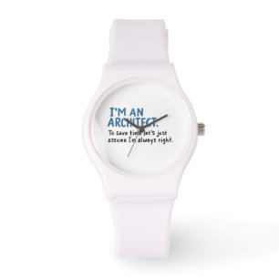 Architect - Ik ben architect Horloge