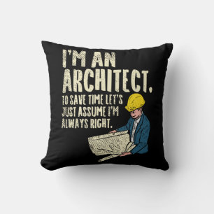Architect - Ik ben architect Kussen