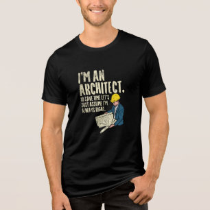 Architect - Ik ben architect Tri-Blend Shirt