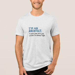 Architect - Ik ben architect Tri-Blend Shirt
