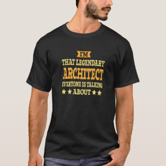 Architect Job Title Employee  Worker Architect T-shirt