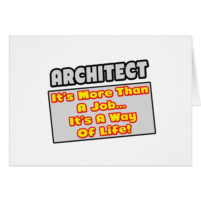 Architect...Meer dan baan, manier van leven (Voorkant Horizontaal)