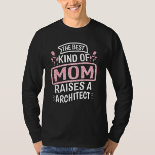 Architect Moederdag Ingenieursarbeider voor Mannen T-shirt