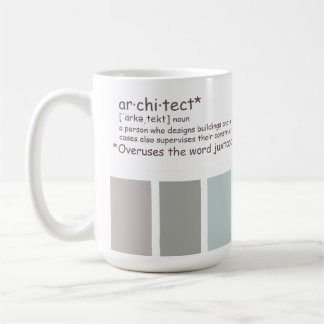 Architect. Overmatig gebruik Juxtaposition Coffee Koffiemok