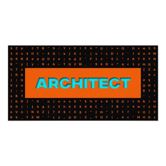 Architect Perfect Poster (Voorkant)