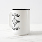 Architect Retro - Architects Merch Tweekleurige Koffiemok (Voorkant links)