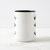 Architect Retro - Architects Merch Tweekleurige Koffiemok (Center)