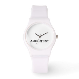 ARCHITECT Sportief wit siliconen horloge