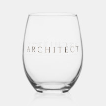 ARCHITECT Stemless wijnglas / Sepia