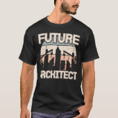 Architect Student Future Architect Retro T-shirt (Voorkant)