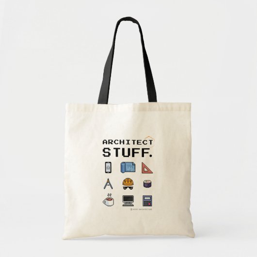 Architect Stuff-draagtas Tote Bag (Voorkant)