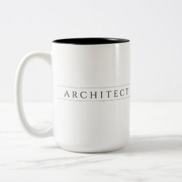 ArchitECT Tall Black Two-Tone Mok