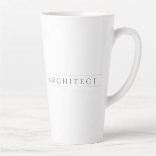 ARCHITECT Tall Latte Mok / Grijs