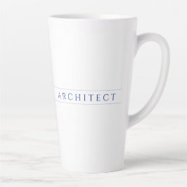 ARCHITECT Tall Latte Mok / Marine
