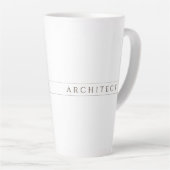 ARCHITECT Tall Latte Mok / Sepia (Rechterhoek)