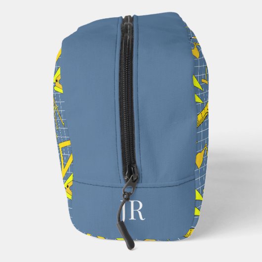 Architect Tools Patterned Monogram Toilettasje (Rechts)