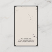 Architect Town House Modern Building Visitekaartje (Achterkant)