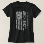 Architect USA Flag Distressed design T-shirt (Design voorkant)