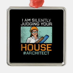 Architect - Uw huis beoordelen Metalen Ornament