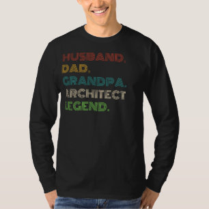 Architect van legendes: echtgenoot, vader, opa - F T-shirt