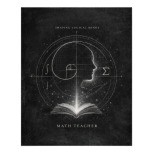 Architect van Toekomstige Geesten Wiskundeleraar K Perfect Poster