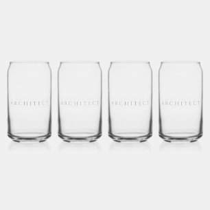 ARCHITECT Verres à boire 16 oz (4) / Gris
