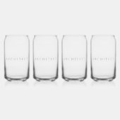 ARCHITECT Verres à boire 16 oz (4) / Noir (Dos)