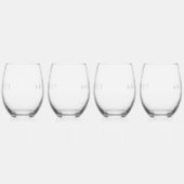 ARCHITECT Verres à vin sans pied (4) / Sepia (Droite)