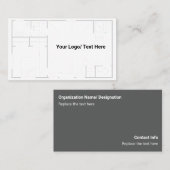 Architect Visitekaartje (Voorkant / Achterkant)