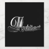 Architect Wijn Etiket (Enkel label)