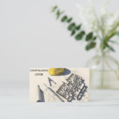 Architecte - Constructeur - Carte de Visite (Debout devant)