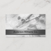 Architecte de construction Cartes de visite (Devant)