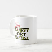 Architecte de Fort de Couverture Mug ou Gobelet de (Devant gauche)