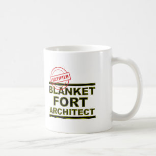 Architecte de Fort de Couverture Mug ou Gobelet de